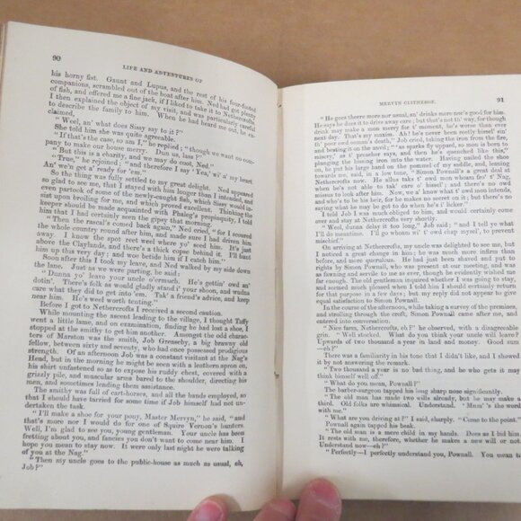 William Harrison Ainsworth Mervyn Clitheroe Printed London 1850s Antique Novel - Picture 15 of 16